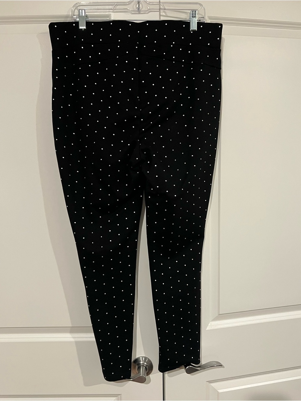 Catherine Malandrino Black Polka Dot Cropped Pants